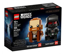 Lego STAR WARS BrickHeadz 40547 Obi-Wan Kenobi e Darth Vader - Set N 174 e N 175