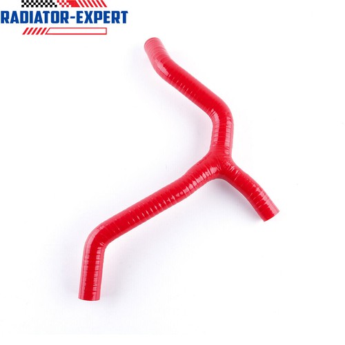 FOR HONDA CRF450R 2015-2016 RED SILICONE RADIATOR COOLANT HOSE KIT - Picture 2 of 7