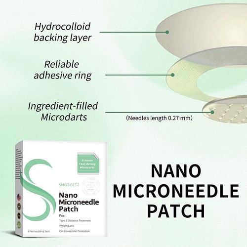 4Pcs/pack Nano Microneedle Patch, SMGT-GLP-1 Patch for Unisex Skin Care Best - Picture 14 of 18