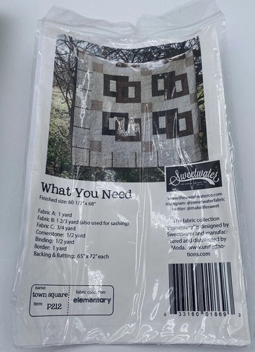 Moda Townsquare Elementary Quilt Kit von Sweetwater 60,5 x 68" #KIT5560 NEU - Bild 5 von 7