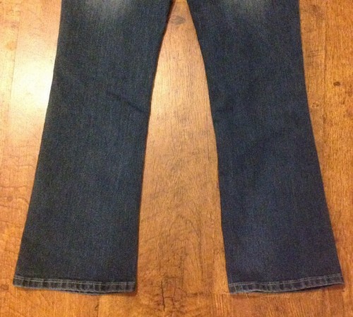 EARL Horse Shoe Women s Denim Blue Jeans size 6P #3 - Picture 4 of 7