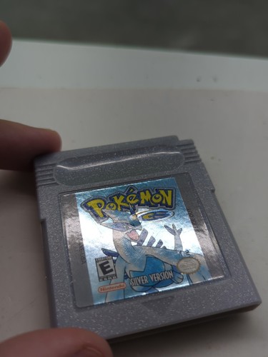 Pokemon Silver Gameboy Color Game Tested, Cartridge Only, New Battery, Very Good - Picture 8 of 24