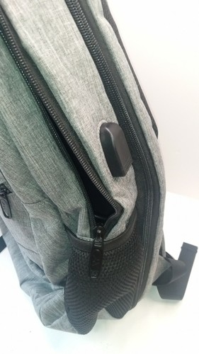 MATEIN Men's Gray 15.6" Anti-Theft Travel LAPTOP BACKPACK School Bag USB Port - Bild 8 von 8