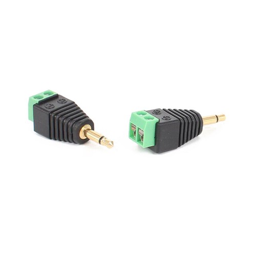 3.5mm Mono Male to AV Screw Terminal Mono Jack Stereo Plug Audio Channel Plu _cn - Zdjęcie 6 z 6