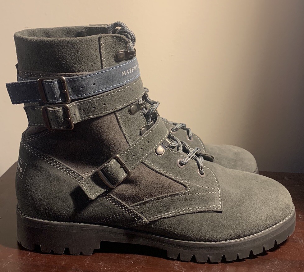 C2H4 X Number (N)ine Military Boots NN-011 Gray Size 9.5 | eBay