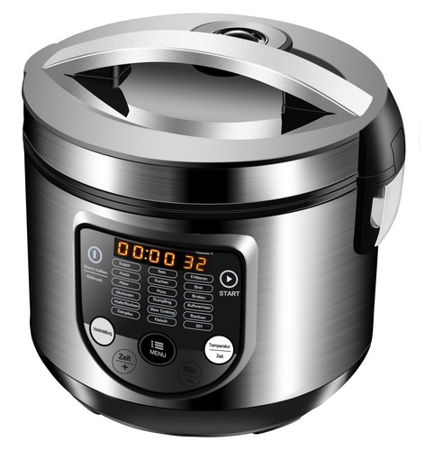 Multikocher Reiskocher 900 W Dampfgarer Reis Kochtopf Edelstahl Schnellkochtopf - Bild 7 von 10