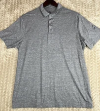Champion Polo Shirt Mens XL Gray Casual Golf Rugby Heathered