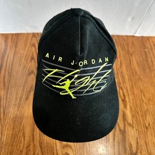 Vintage Air Jordan Flight Stretch-Fit Black Jordan True Youth Hat Cap