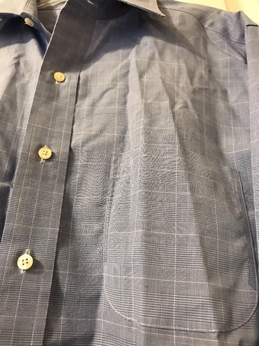 Brooks Brothers Men's Long Sleeve Plaid Non Iron Shirt 100% Cotton 15.5-2/3 - Picture 2 of 5