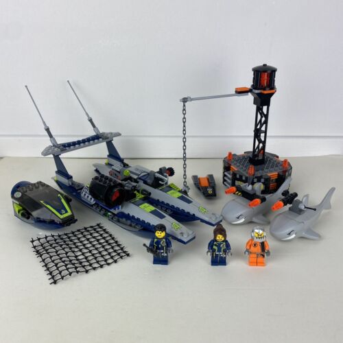 LEGO Agents: Speedboat Rescue (8633) 100% completo con manuales tiburones correo gratuito - Imagen 2 de 14