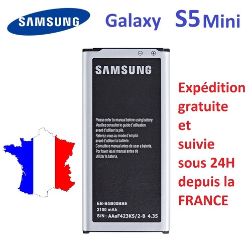 Batterie pour Samsung Galaxy S5 MINI - 2100 mAh réf EB-BG800BBE / G800F G800H - Zdjęcie 2 z 2