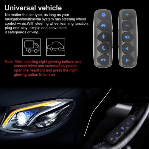 Car Steering Wheel Button Remote Control Car Navigation 2 Din DVD Controller - Picture 2 of 8