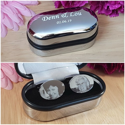 Father of the Bride, Groom Personalised Wedding Cufflinks Gift, Usher, Best Man - Picture 31 of 41