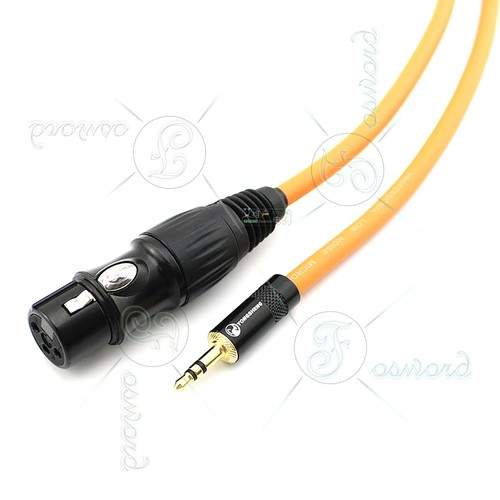 Cavo microfono audio XLR spina jack - presa 3,5 mm frizione OFC Hifi - Foto 5 di 7