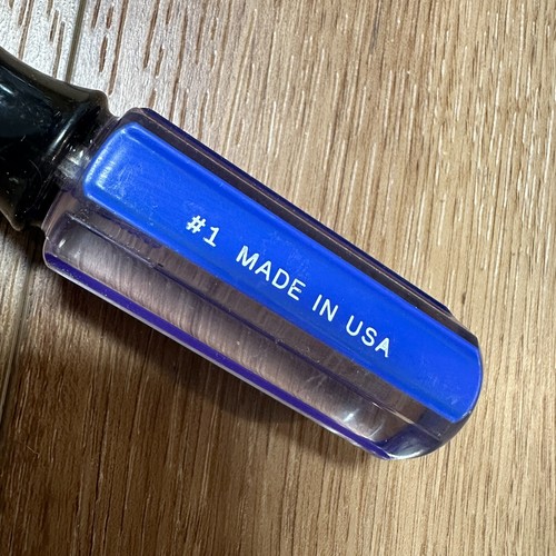 Lot of 2 NOS Husky USA #1 Philips Head Screwdriver 678-076 S-HD 3" Shank - Picture 3 of 7