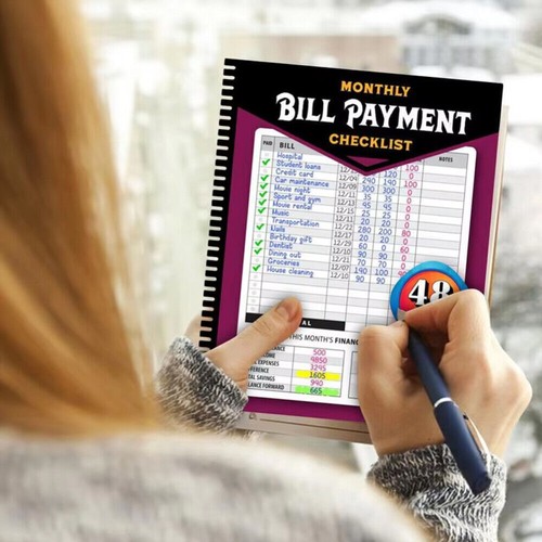 Bill Payment Tracker Monthly Financial Budgeting Management Book Bill Budgets - Picture 10 of 15