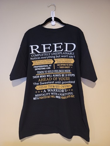REED NAME PERSONALITY T-Shirt - Picture 3 of 4