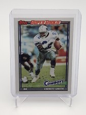 1991 Topps Super Rookie Emmitt Smith #360 NFL Dallas Cowboys CLEAN & Centered