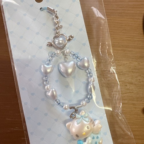 Hello Kitty Cell Phone Strap Dreaming Angel Authentic Item From Japan - Picture 6 of 9