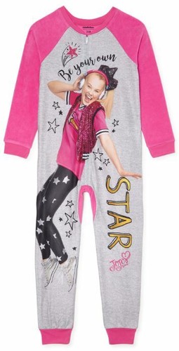 Jojo Siwa Girls Pajama Blanket Sleeper   Size 10 /12 - Picture 1 of 3