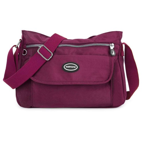 Waterproof Messenger Cross Body Womens Ladies Handbag Shoulder Bag Large Purse - Picture 12 of 17