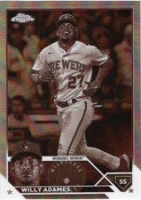 2023 Topps Chrome Willy Adames Sepia Refractor Parallel Card #101