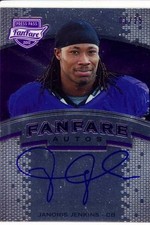 janoris jenkins rc rookie draft auto giants gators north alabama college 1/25 12