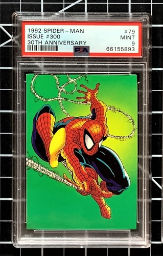 1992 Marvel Comic Images Spider-Man 30th Anniversary #79 Issue #300 PSA 9 MINT - Picture 3 of 5