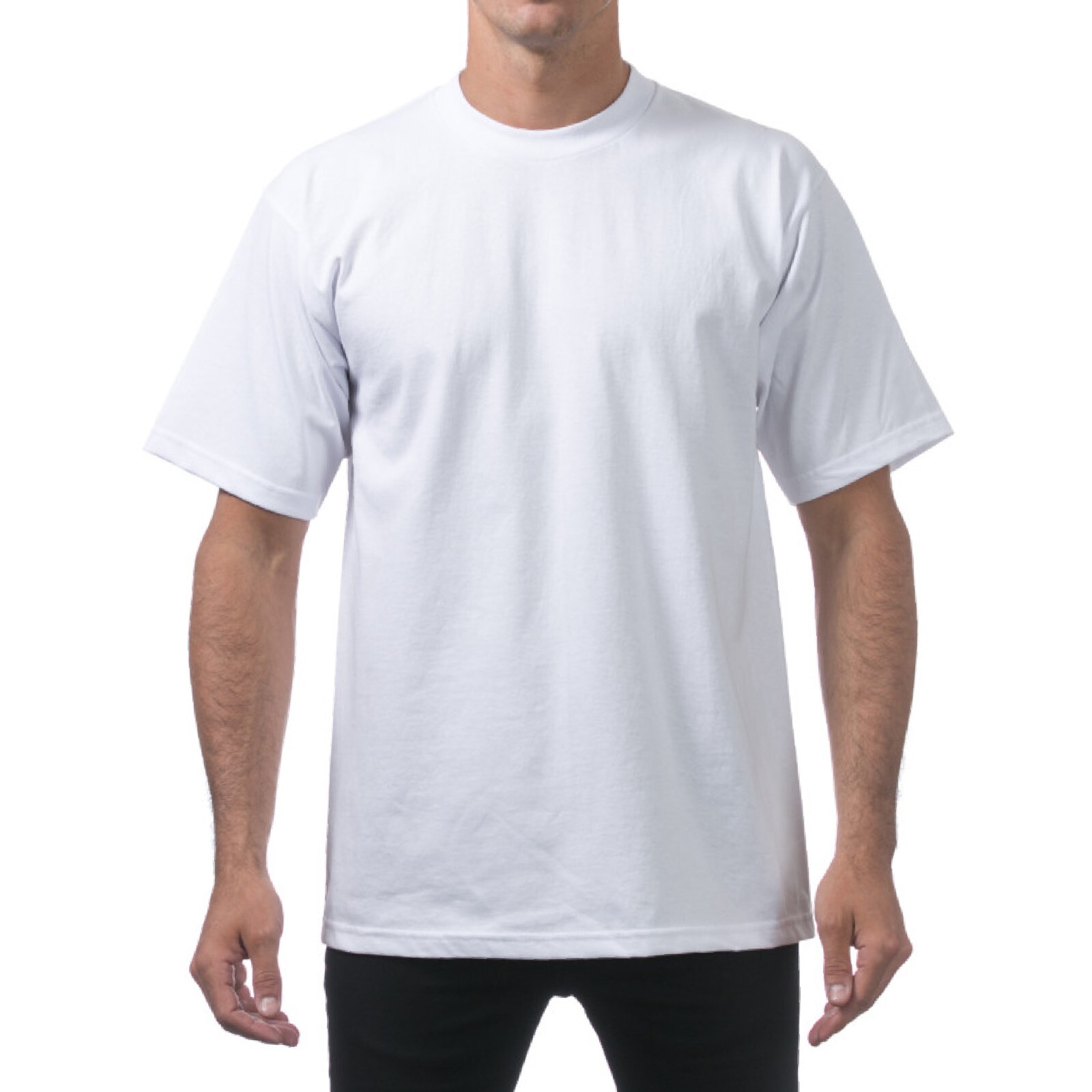 3 PACK PROCLUB MENS HEAVYWEIGHT SHORT SLEEVE T SHIRTS PRO CLUB CASUAL COTTON TEE - $41.34 - Thumbnail 2