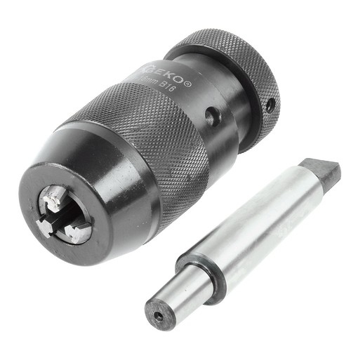 Bohrfutter Schnellspann Futter B16 Präzisions Bohrkopf 0 - 16 mm Kegeldorn MK3 - Bild 2 von 4