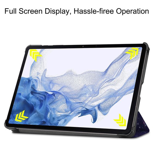 Funda inteligente con soporte de cuero ultra delgada Folio para tableta Samsung Galaxy Tab - Imagen 77 de 109