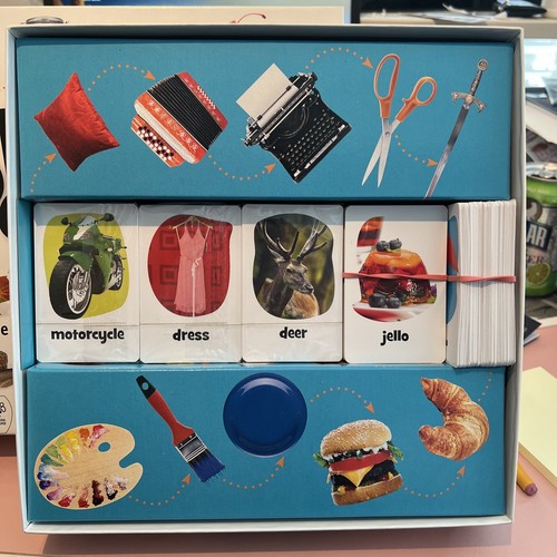 Pickles To Penguins Board Game Quick Thinking Picture Link Family Party (EXTRAS) - Picture 5 of 8