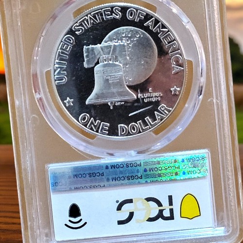 1976-S Eisenhower Ike Silver Dollar PCGS PR70DCAM - Top Pop - $1300 Price Guide! - Picture 4 of 5