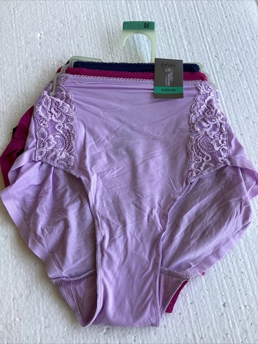 SECRET TREASURES size S 5 BRIEF PANTIES Multi Colors3 PACK new - Picture 1 of 5