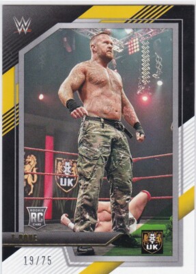 2022 Panini WWE NXT Highlights 2.0  YELLOW/GOLD  #85 T-Bone - NXT UK #19/75 MADE