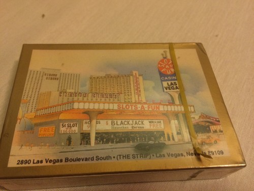 Juego de 2 barajas selladas de cartas nuevas Las Vegas Tropicana y Slots-A-Fun Casino - Imagen 2 de 3