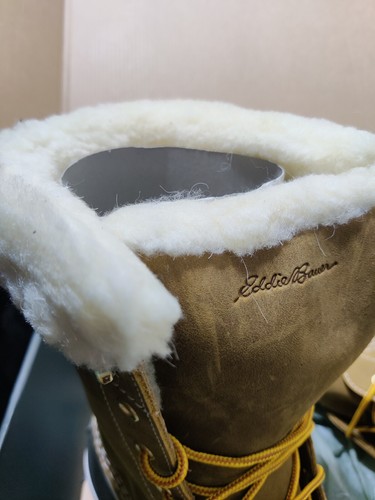 Eddie Bauer Men's Hunt Pac Faux Shearling-Lined Boot Size 10 - Picture 4 of 6