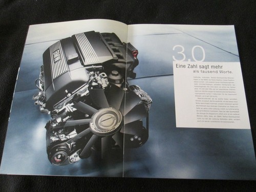 BMW Serie 3 330i 2001 alemán folleto sedán 330Ci cupé camioneta E46 catálogo - Imagen 3 de 5