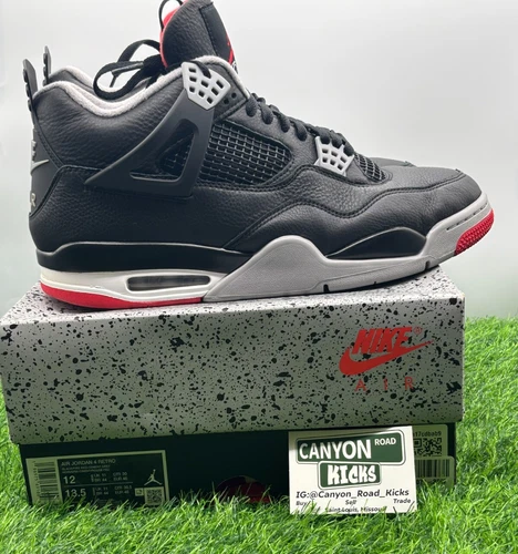 Jordan 4 Retro Bred Reimagined.     SIZE 12
