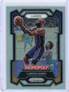 2023-24 Panini Prizm Monopoly #40 LeBron James Silver Prizm Los Angeles Lakers