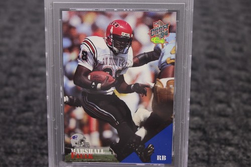 Marshall Faulk rookie Card 1994 Classic NFL Draft # DD-10 Prototype WCG 10 GEM- - Picture 3 of 5