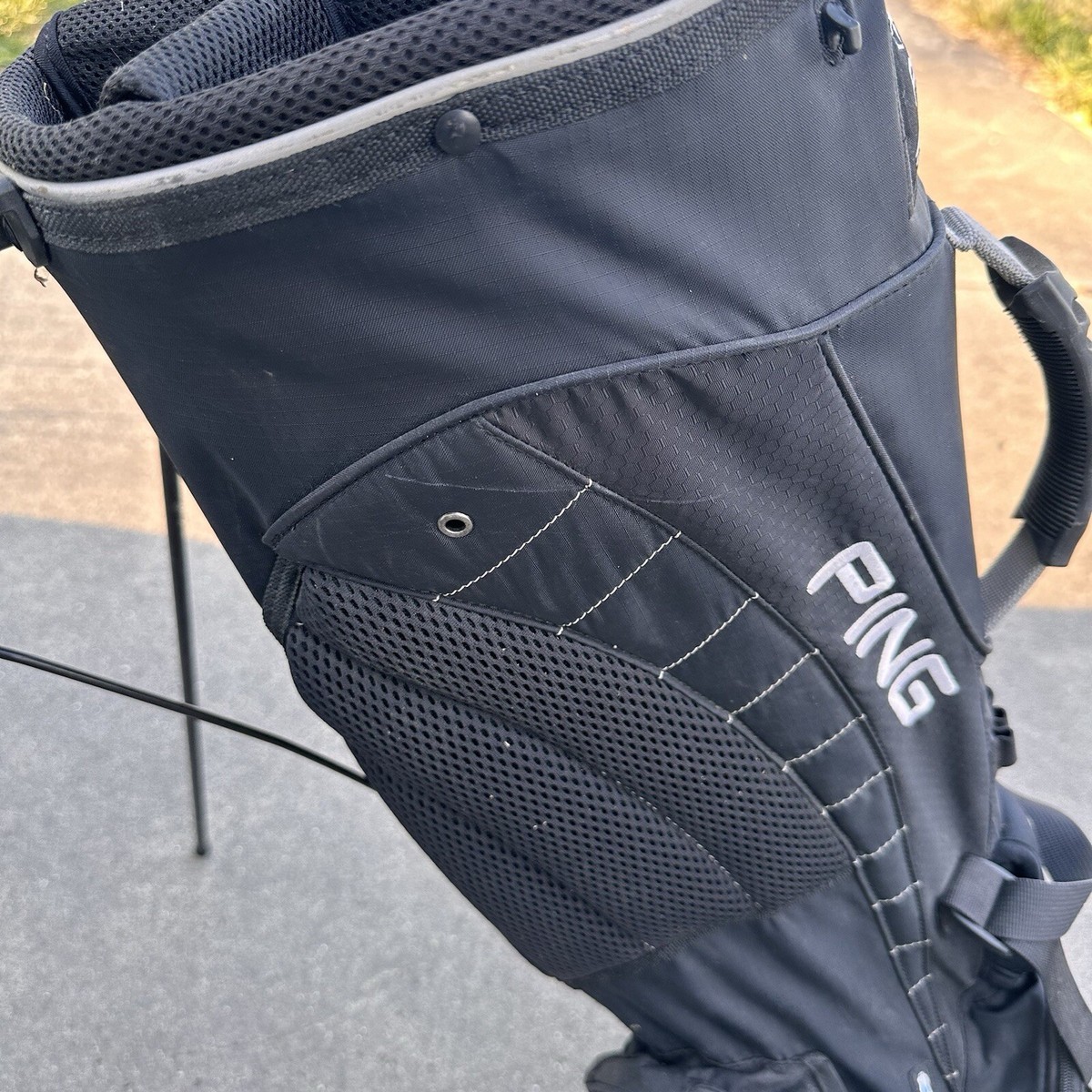 Ping Craz-E-Lite Golf Stand Bag 6 Way Divider w/ Dual Strap