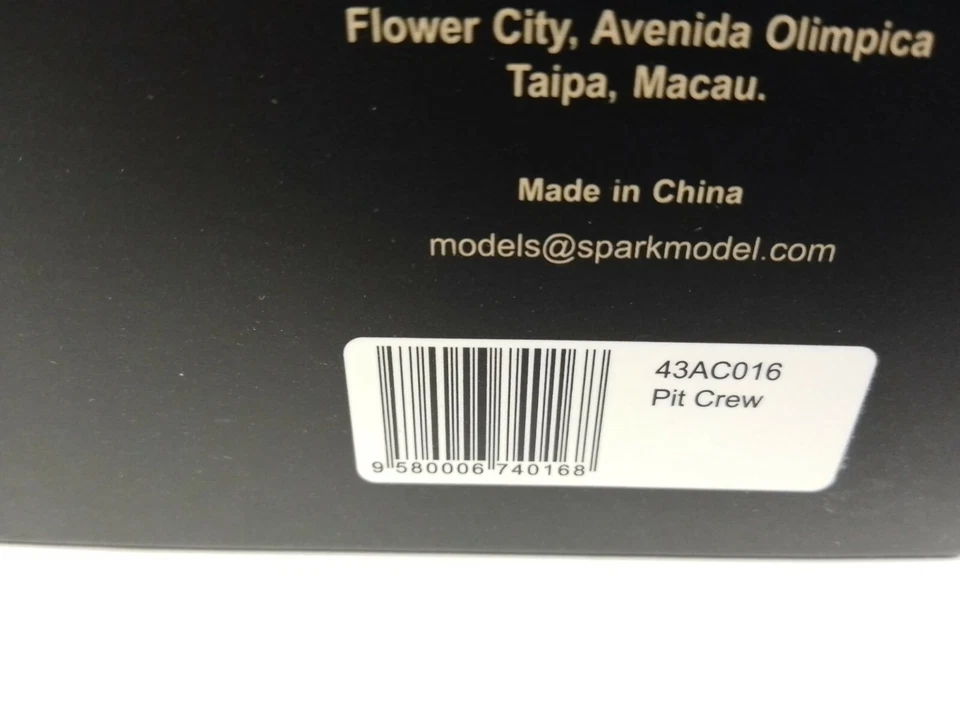 Spark Lotus 72C JPS E. Fittipaldi World Champion set pit crew 1972 1/43 43AC016 - Immagine 3 di 3