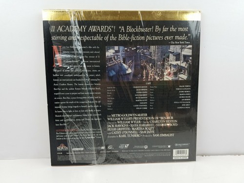 Ben Hur Benhur Deluxe Letter Box Edition Laserdisc LD - Picture 3 of 5