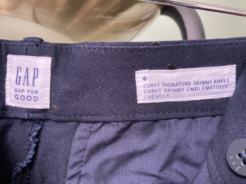GAP signature skinny ankle Stretch Slim trousers UK size 8 - Picture 2 of 3