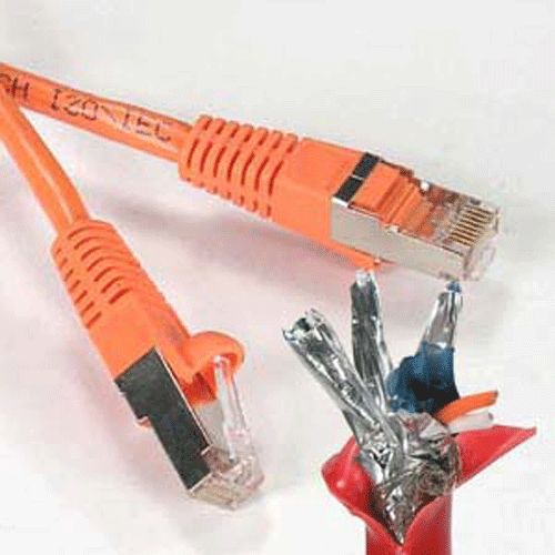 Cable blindado Ethernet parche red LAN CAT6 SSTP puerta entrada-salida cmx 50-200'FT - Imagen 20 de 22