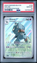 Golurk 123/086 Black Bolt Illustration Rare