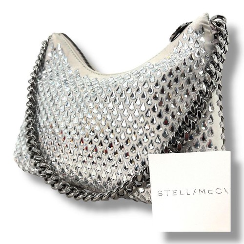 Stella McCartney Falabella Shoulder Bag Chain Silver Authentic - 第 18/24 張圖片