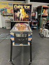 1980 BALLY ROLLING STONES PINBALL MACHINE PROF TECHS PLAYS GREAT REFURBISHED