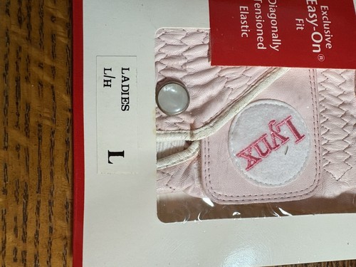 Lynx Ladies Left Large Pink Golf Glove ( NOS ) - Picture 6 of 7